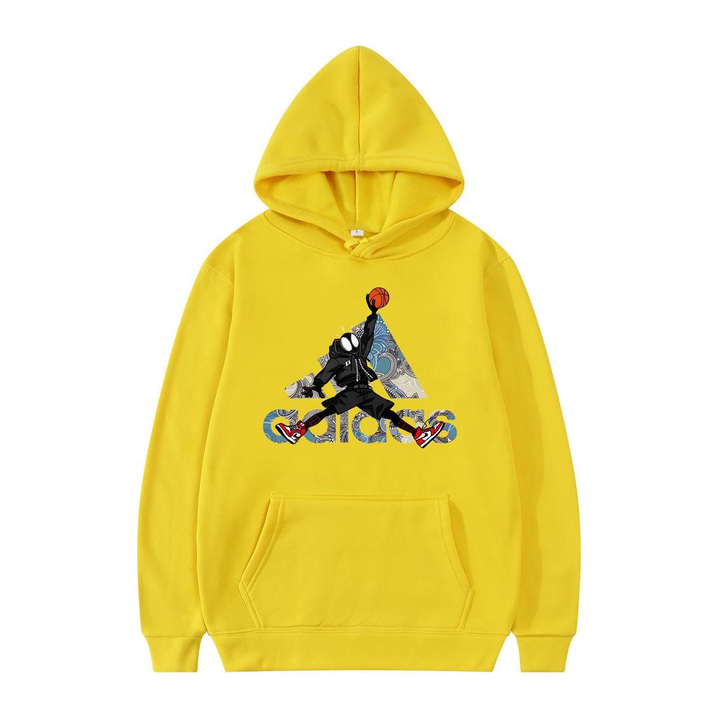 Unisex Spring/Autumn AD Logo Hooded Sweatshirt Fashion Sport Casual Top