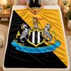 Coperta di Flanella Newcastle United Calcio Calda Morbida Plaid per Uso Interno Divano Letto Soggiorno