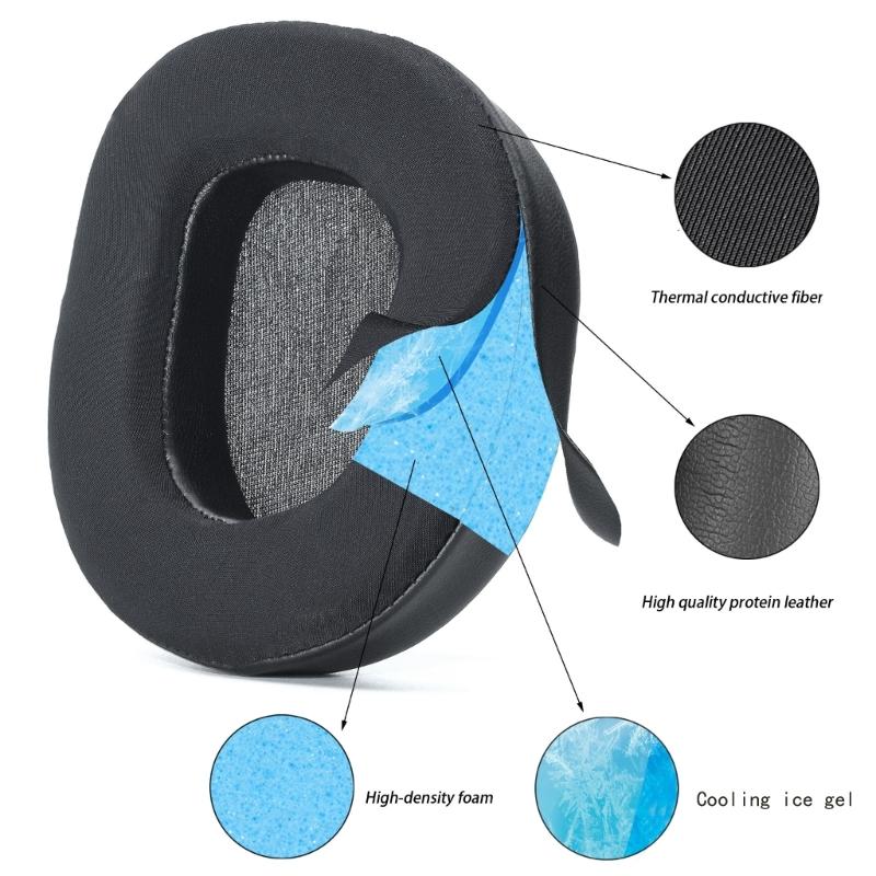 Noise Reducing Ear Cushions Soft Sponge Ear Pad for 600 Gen 2/Gen 3 Headphone Sweatproof Design