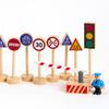 Casby Play Mini Wooden Traffic Light Set, Mixed Colors, 1 Set
