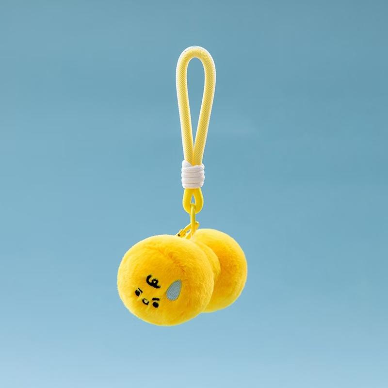 Cute Sports-Themed Plush Toy Keychain – Mini Dumbbell, Kettlebell, Golf Club, and Basketball Figurines – Ideal Gift for Kids
