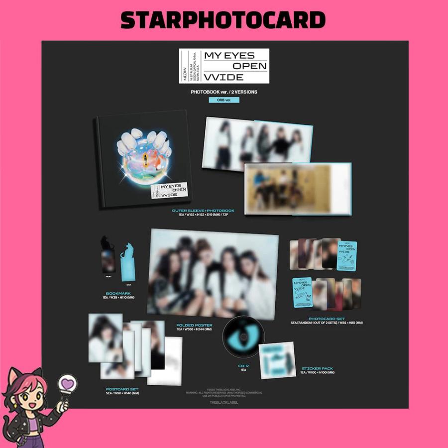 [READY STOCK] MEOVV - 1st EP ALBUM MY EYES OPEN VVIDE