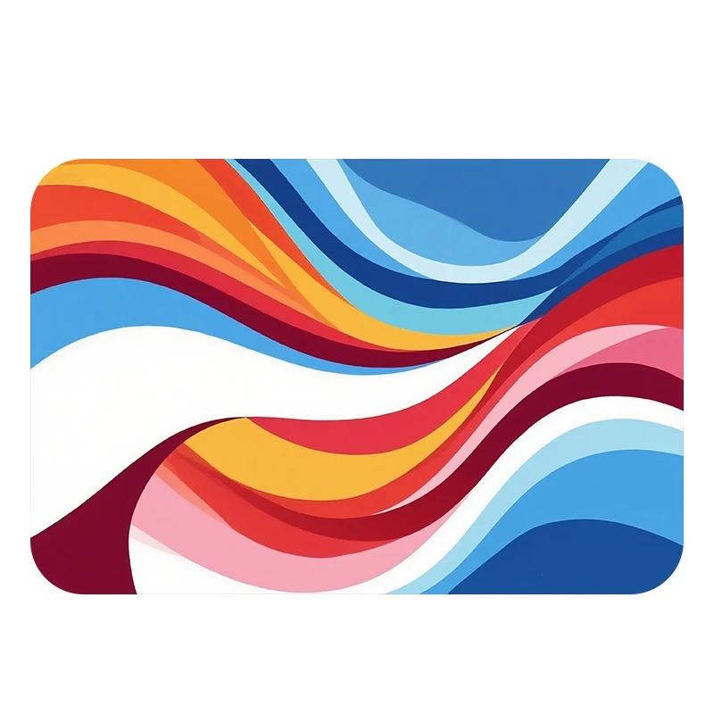 Nowa Kolorowa Geometryczna Mata Podłogowa Antypoślizgowa do Łazienki Sypialni Dywany Miękka Mata Podłogowa Wejścia Zewnętrzna Wewnętrzna Mata Dekoracja Domu