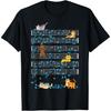 Funny Cat Playing Music Note Kitty Cute Musician Kitten Pet T-Shirt for Men Women Girls Kids
