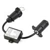 Cars Converter US 7-Way Plug To Eu 7-Pin US 7 Way To EU7/US4 To EU7 Round Connector Trailer Lights Converter Accessories