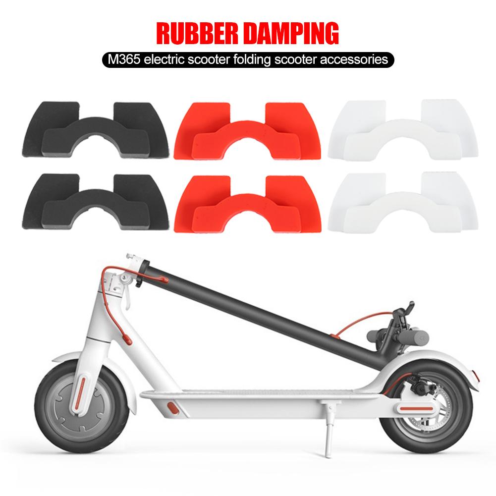6x Rubber Damping Electric Scooter Shake Reducers Pad for M365 Kick Scooter Part