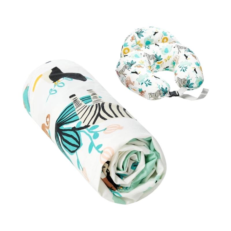 

Breathable Polyester Fiber Nursing Pillowcase for New Mom and Feeding Assistance Detachable Pillow Sleeve Case