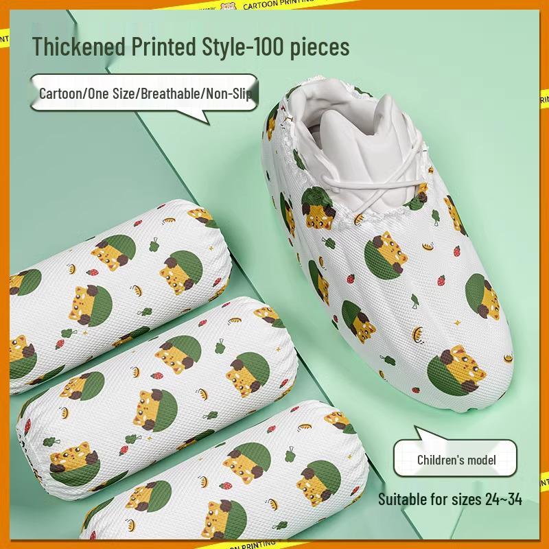 Reusable Non-Woven Indoor Overshoes: Durable and Slip-On for Students and Guests