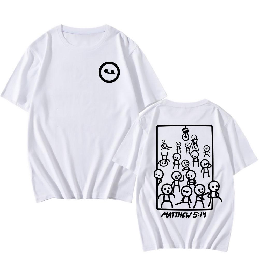 2026 SpringSummer Matthew Gospel Christian Jesus Cotton ShortSleeved Mens Genderless Streetwear TShirt