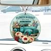 Car Acrylic Playful Floral Charm For Stylish And Fun Interior Decoration Solutions