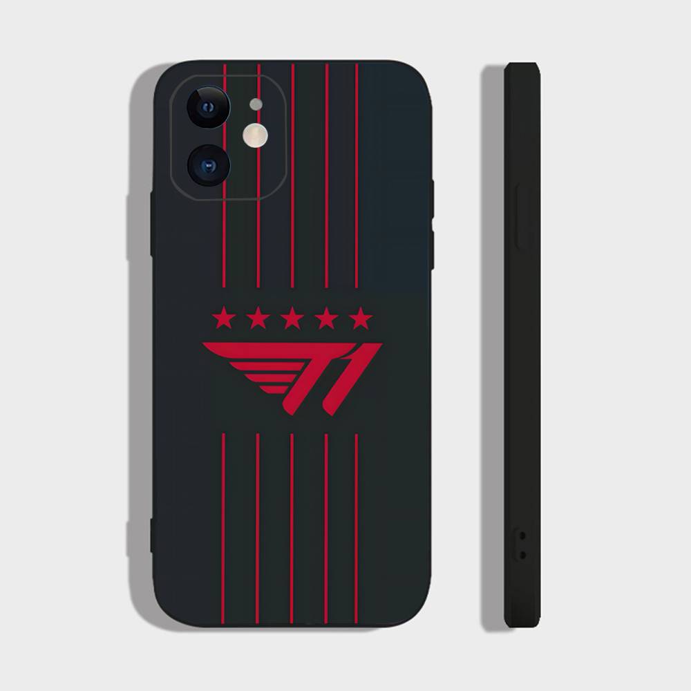 

Чехол для телефона с логотипом киберспортивной команды T-T1 F-Faker для iPhone 17 Air 16 15 14 13 Pro Max 11 12 Черный силиконовый чехол IPHONE 13PROMAX
