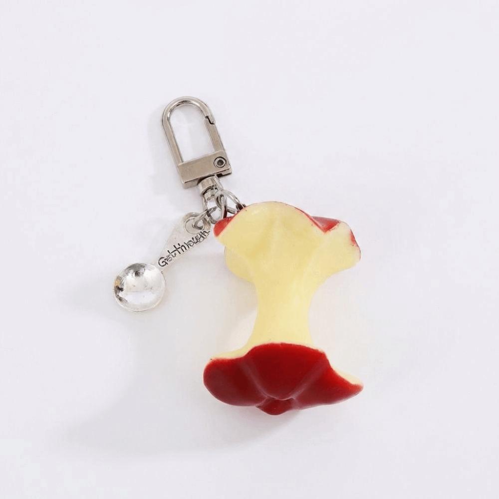 Simulated Fruit Fruit Keychain Cute Cartoon Food Keychain Cartoon Fruit Pendant Car Key Accessory