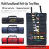 Golden Knight Electrician & Plumber Roll-Up Tool Bag - Multipurpose Canvas Storage with Insert Pockets