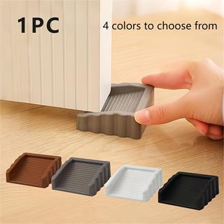 1pcs Door Stoppers - Non-Slip Rubber Wedge Door Stoppers ,Durable Plastic Anti-Collision Safety Holders for Under-Door Draft