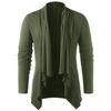 Herren Frühling Winter Vintage Einfarbig Knopf Langarm O-Ausschnitt Oberteile Blusen T-Shirt