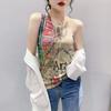 Summer Fashion Personalized Printed Sleeveless Vest for Women In Summer Wear Slim Fit Inner Strap Base Versatile Top