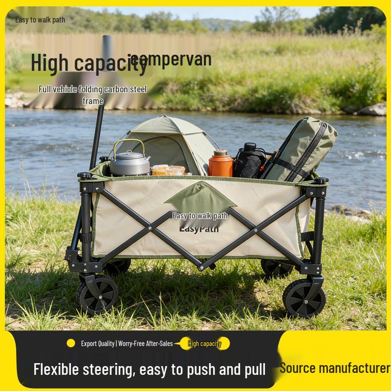 Portable Foldable Handcart for Outdoor Camping & Travel