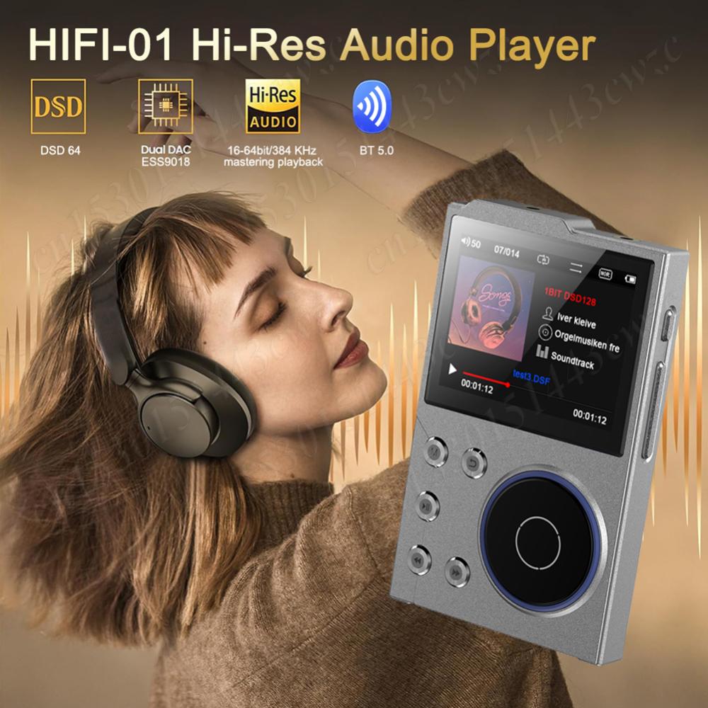 HiFi MP3 Player Zinc Alloy TFT Display Screen Lossless DSD Digital Audio Music Player Bluetooth5.3 Player Support Up To 256GB
