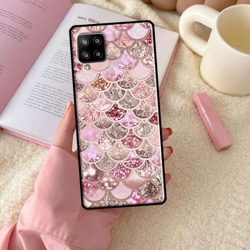 Love Rose Gold Style For Samsung Galaxy A55 A35 A15 A32 A12 A22 A52 A54 A34 A14 A56 A36 A26 A16 A13 A53 A06 Case