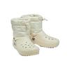 Crocs Classic Lined Slip-Resistant Durable Short Boots Unisex boots Off-White 206630-2Y2