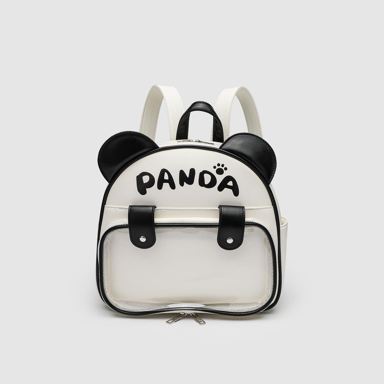 

Premium Niche Academy Appearance Style Student Cute Panda Backpack Large Size Capacity 2D Barjiguzi Pain Bag Backpack Durable Material