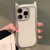 Luxury Plating Soft Silicone Armor Bumper Case For iPhone 15 14   11 Pro Max Plus Shockproof Protective Cute Cat Ears Cover