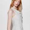 ONLY 2026 Spring Cowl Neck Slit Hem Dress