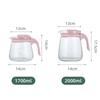 Large Capacity Glass Kettle High Temperature Resistance Water Bottle Household Transparent Teapot Coffee Jug Drinking Utensil