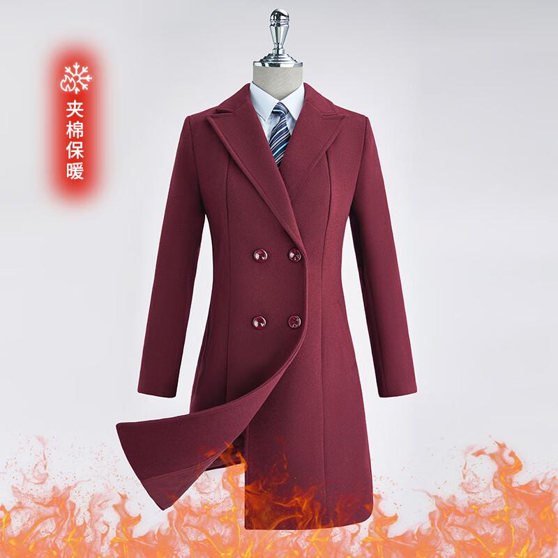 Women's Mid-Length Wool Blend Coat