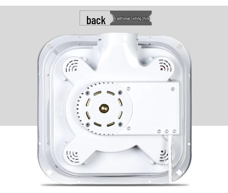 Classic Warm Light Bath Heater & Exhaust Fan with Integrated Ceiling Design