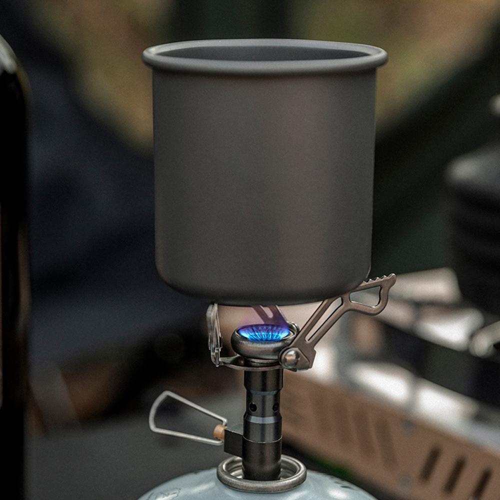 Sobă de camping portabilă Arzător cu gaze pentru rucsac Cap pliabil pentru sobă de tabără 2500W pentru gătit în aer liber