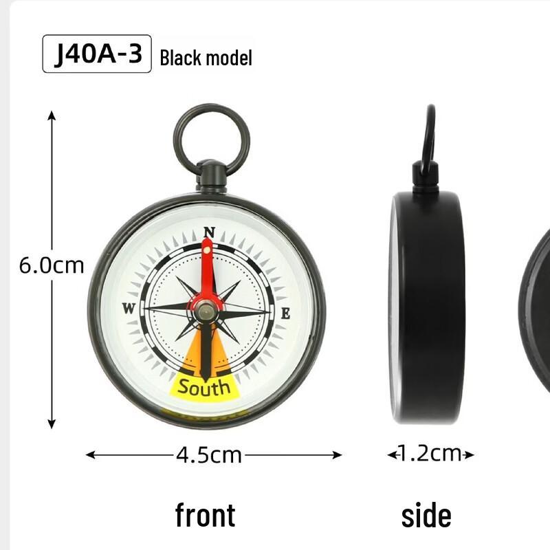 Abay Mini High-Precision Outdoor Compass Keychain