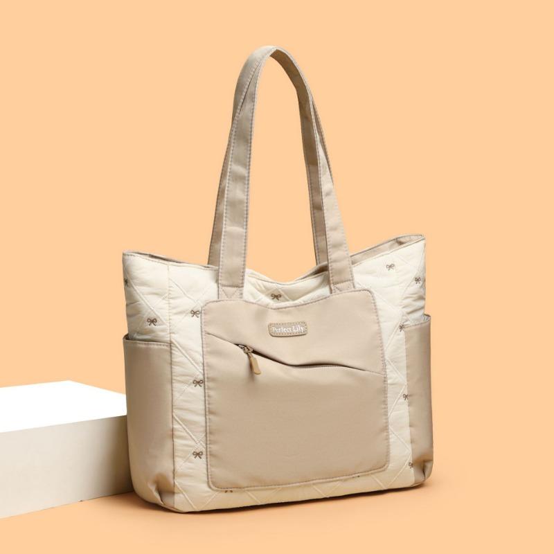 Handbag, Quilted Tote Bag, Shoulder Bag, Large-capacity Commuting Backpack