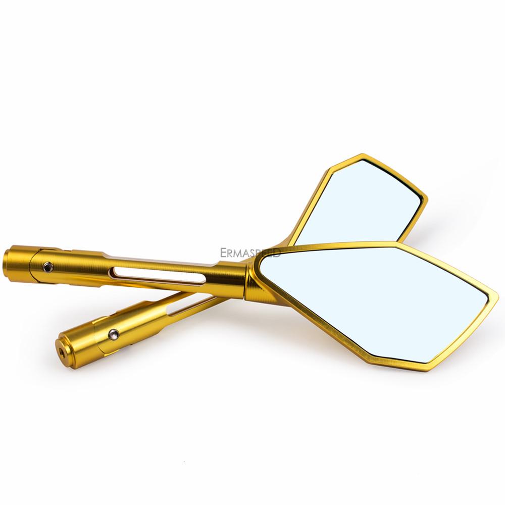 CNC hliníková zpětná zrcátka na motocykl univerzální 8 mm 10 mm zpětné zrcátko pro motocykly pro elektrické koloběžky