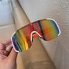 Men Oversized Fashion Outdoor Sports Sunglasses Durable AC Lens, PC Frame, Graduated Lens, Unisex, Sports Eyeglasses