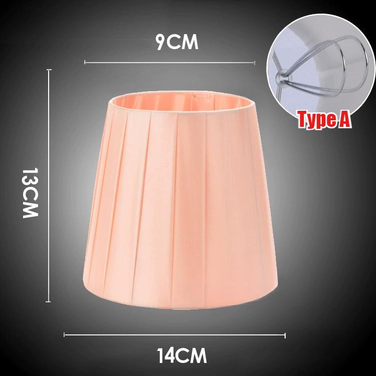 14cm Small Glass Chandelier Lamp Shades, Modern Wall Lasmp Cover, Clip on  for Bedrooms Living Room
