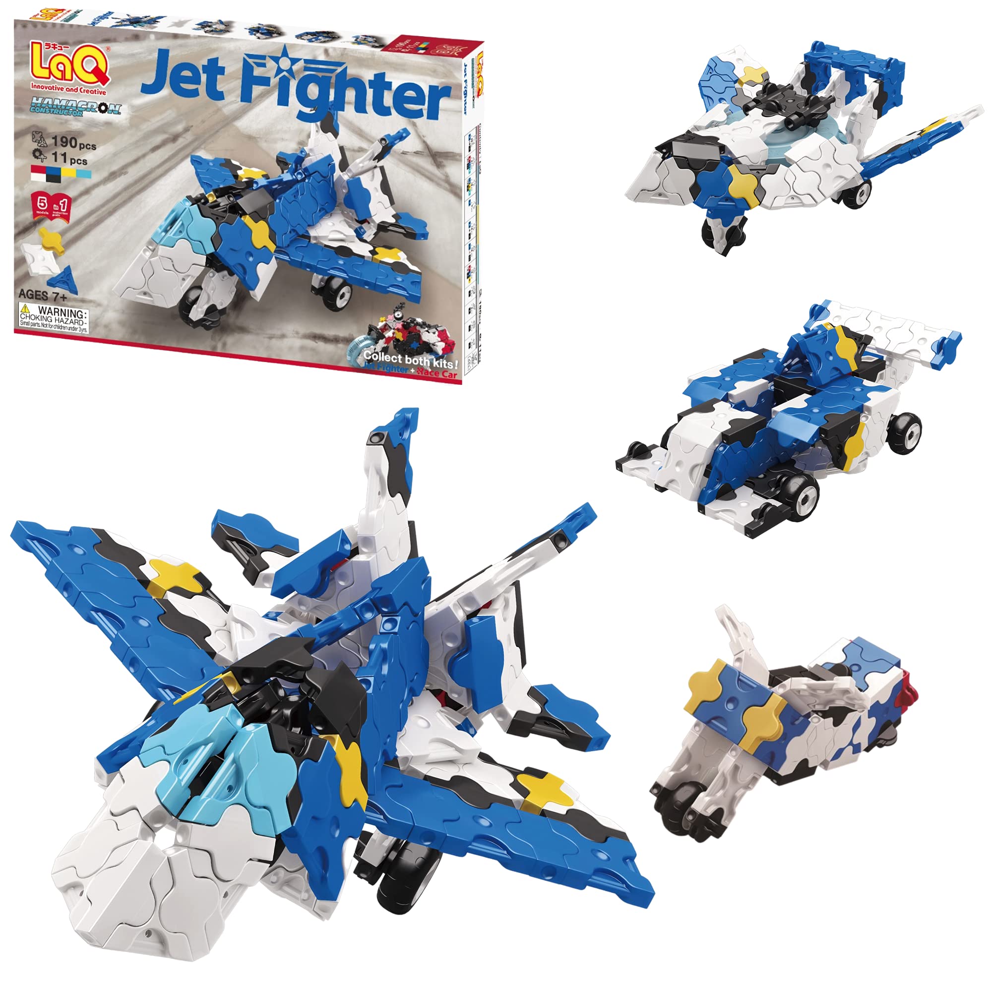 

LaQ Hamacron Constructor Jet Fighter синий