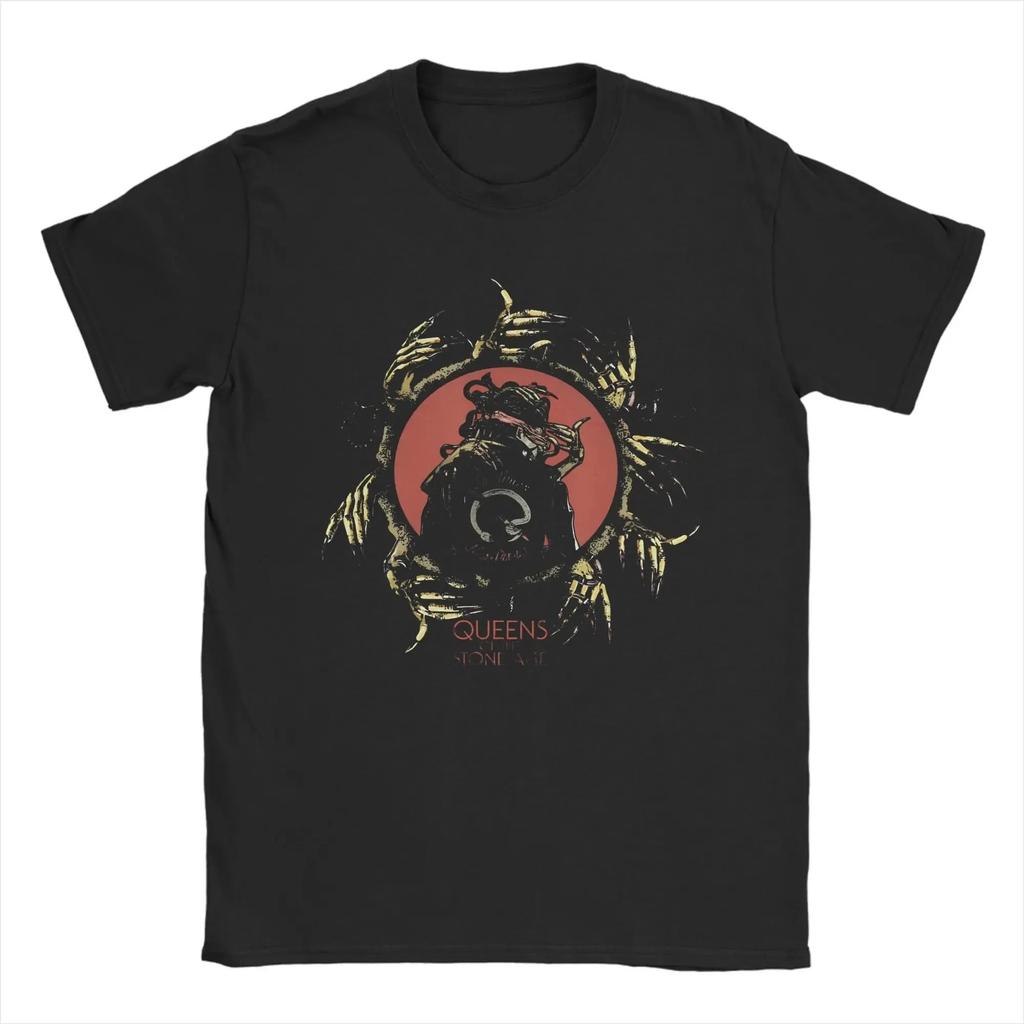 T-shirt Graphique Queens of The Stone Age Populaire Manches Courtes Streetwear Hauts Plage Coton Meilleure Vente T-shirt Oversize
