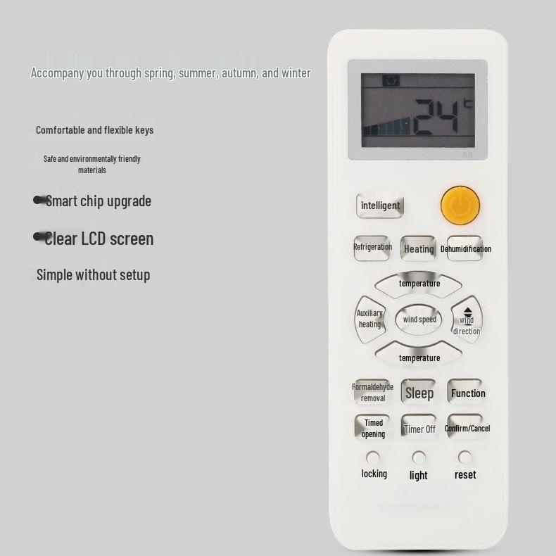 Pilot pomocniczy grzania Risheng Commander do klimatyzatorów ściennych i centralnych Haier