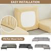 Stretch-Sofabezug, einfarbig, Sofabezug für Sofagarnitur, Sitzkissenbezug, waschbar, abnehmbar, Couch-Schonbezug für Wohnzimmer, Haustiere, Kinder, 1 Stück