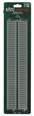 KATO HO Gauge Straight Track 369mm 4 Pieces Railway Model Supplies 2-180