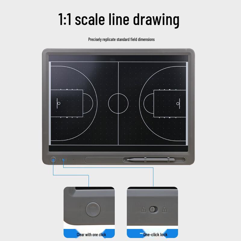 Jundingying 15-inch Basketball Electronic Tactical Board
