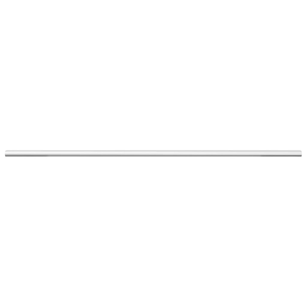Clothes Rod 2 pcs Silver 764 x 15 x 29 mm Aluminium Alloy