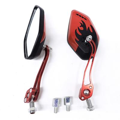 1 Pair Motorcycle Rear View Side Mirrors Auxiliary Rearview Mirror Universal Modified Parts For Scooter