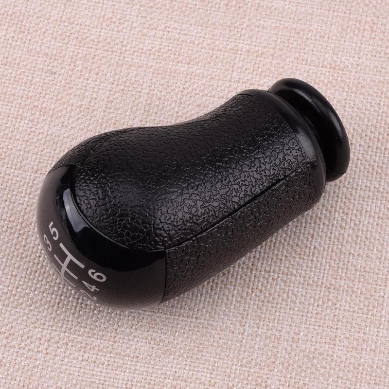 6 Speed Black Manual Gear Stick Shift Level Knob Head Fit for Ford Focus Mondeo MK3 S-MAX C-MAX Mustang
