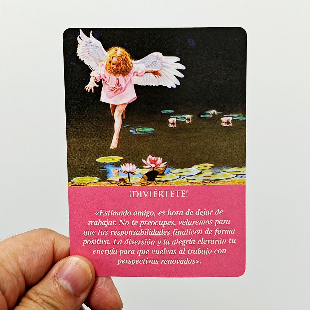 Daily Guidance From Your Angels Oracle Deck Spanish Edition 44 Pcs Cards 10.4*7.3cm
