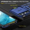 Shockproof Armor Phone Case For Samsung Galaxy A56 A36 A26 A16 A55 A35 A25 A73 Slid Camera Protect Magnetic Hybrid Ring Cover