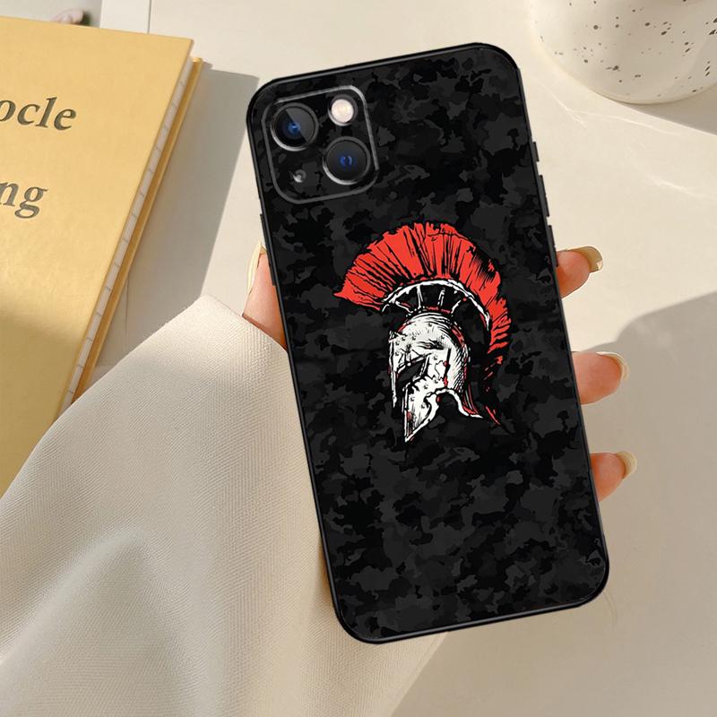 Spartan Phone Case For iPhone 13 12 11 14 15 16 Pro Max Case For iPhone XR X XS Max Plus Coque Capa