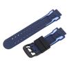 Kinder Smartwatch Armband Wasserdicht Hautfreundliches Silikon Smartwatch Ersatzarmband mit Edelstahlschnalle Dunkelblau