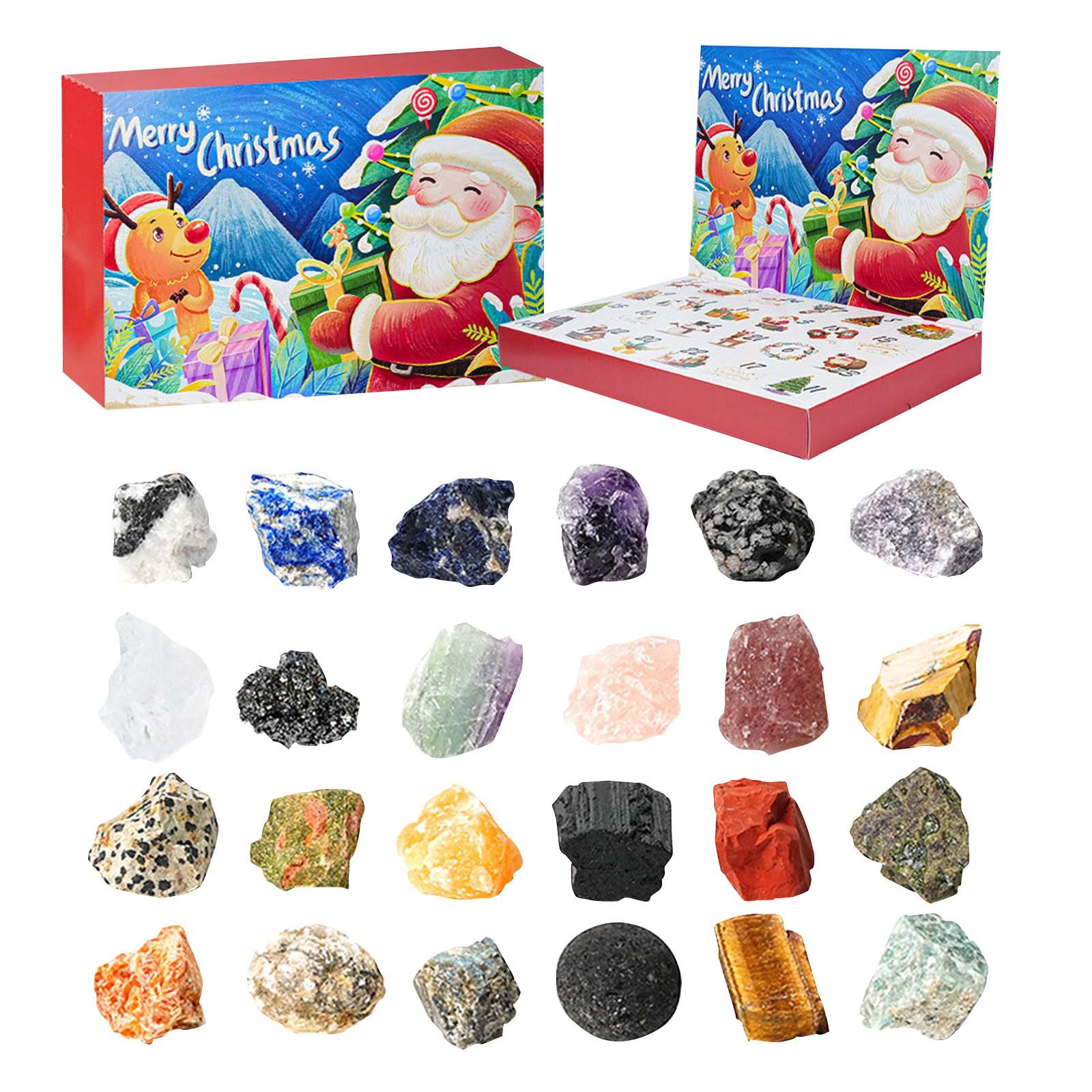 

Адвент-календарь для детей - Рождественский адвент-календарь на 24 темы, сюрпризы | Адвент-календарь с камнями и драгоценными камнями, товары для рождественской вечеринки, Scien One Size